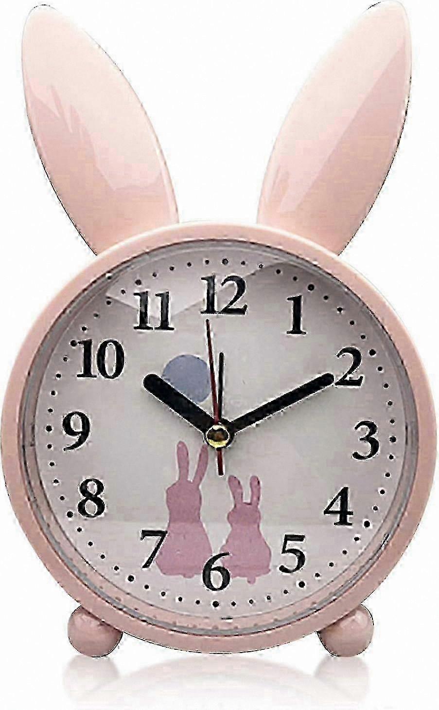 Kids Rabbit Design Analog Alarm Clock: Classic Timepiece for Children in 2024