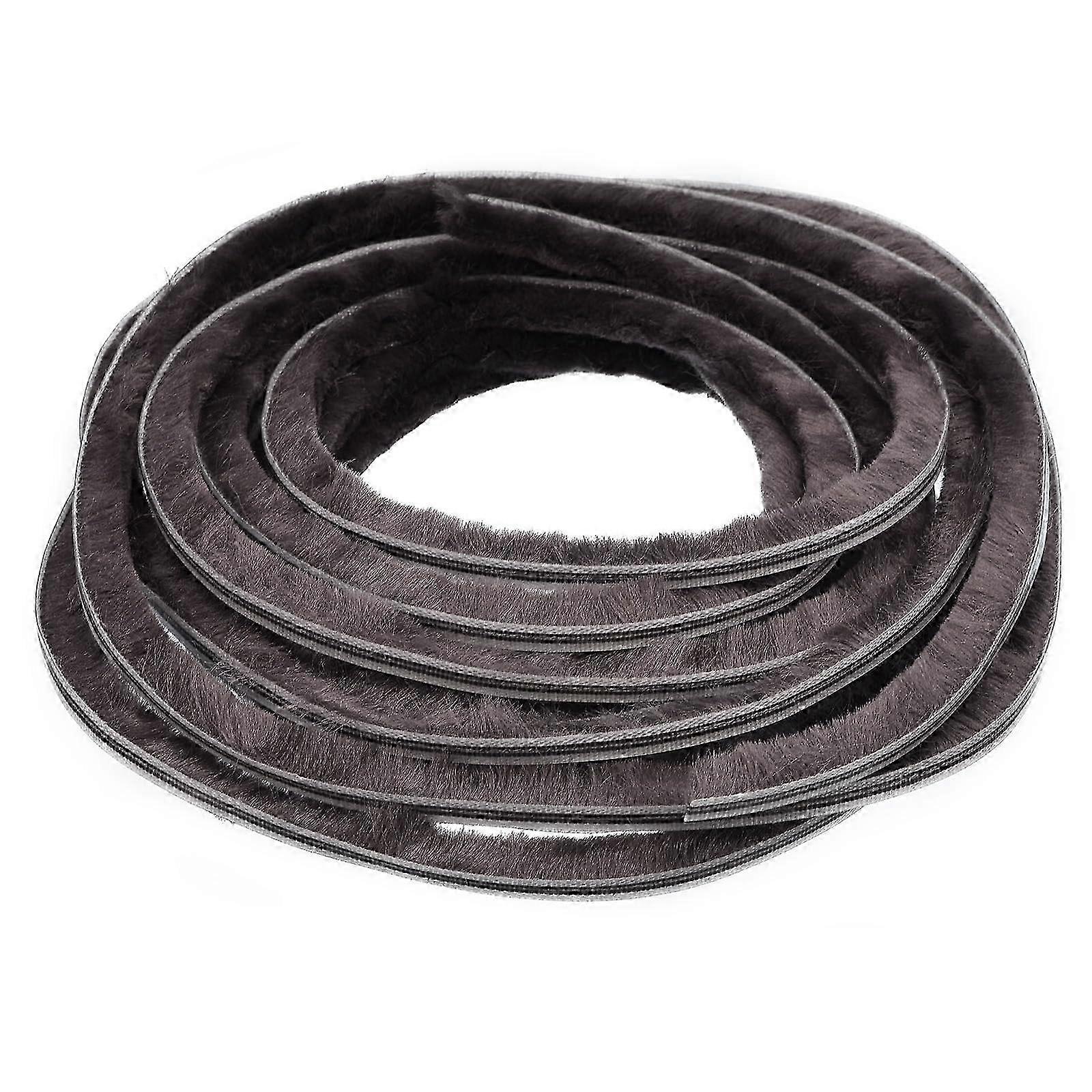 25-26 Non-Adhesive Backing Brush Seal Weather Stripping for PVC Sliding Sash Door Window 3/16" x 1/4" x 20ft