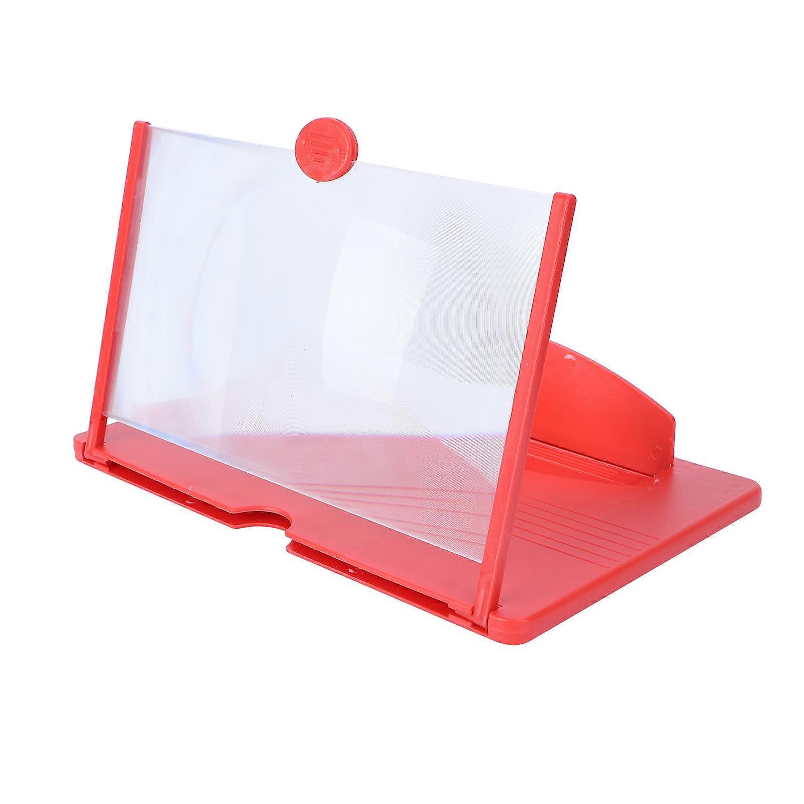 Screen Magnifier for Phone 3D Video Amplifier with Stand 2Pcs