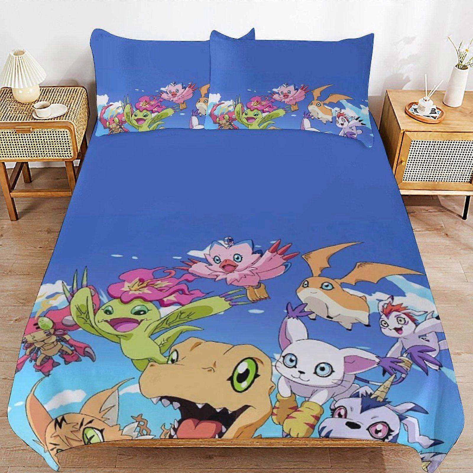 u578 Digimon Ultra Durable Bedding Touch Machine Safe Comfort Thread Finish Duvet Cover Sets Rest Kit i578