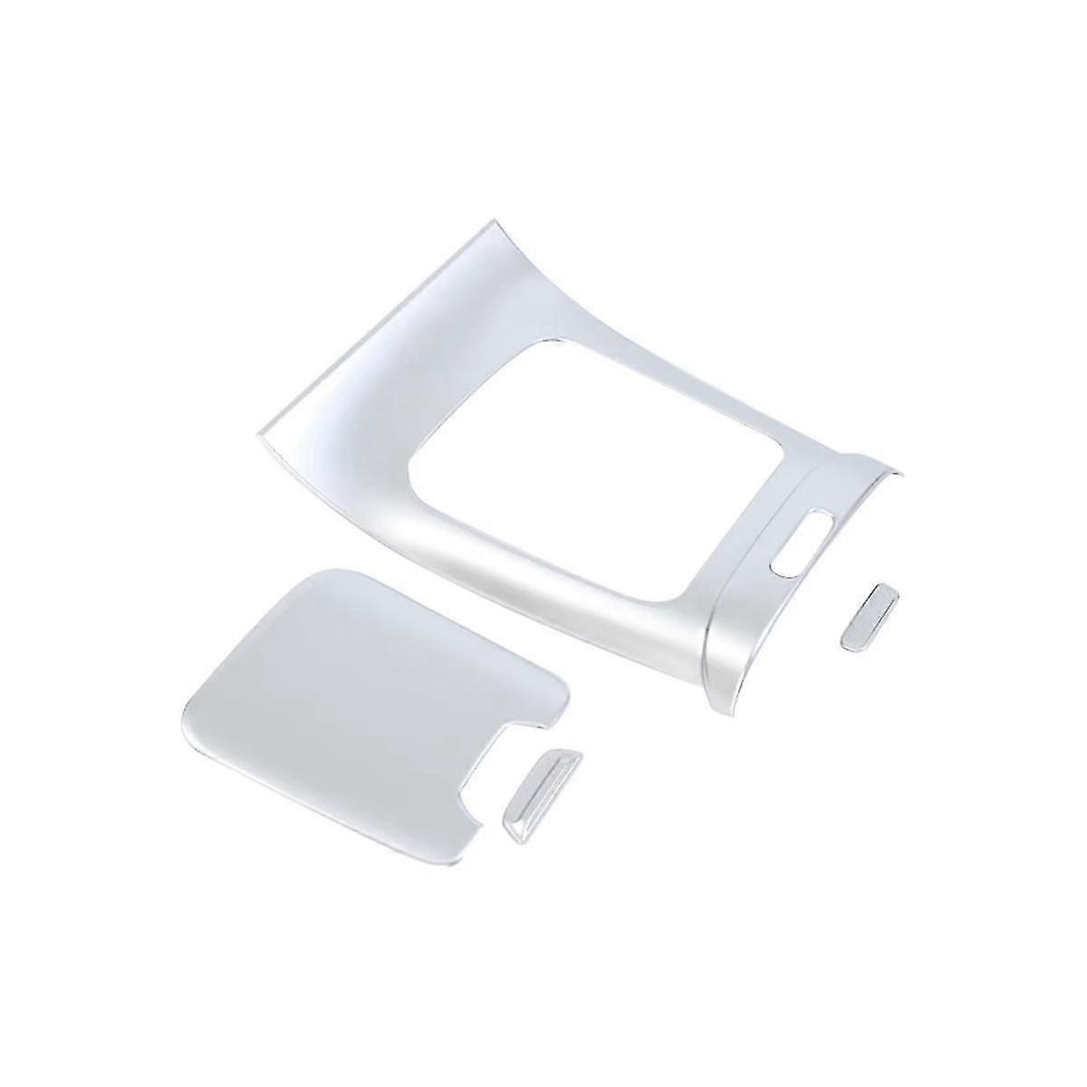 Bilväxelpanel Central vattenkoppskydd för Glc Class X254 Glc260 Glc300 2023 (silver)