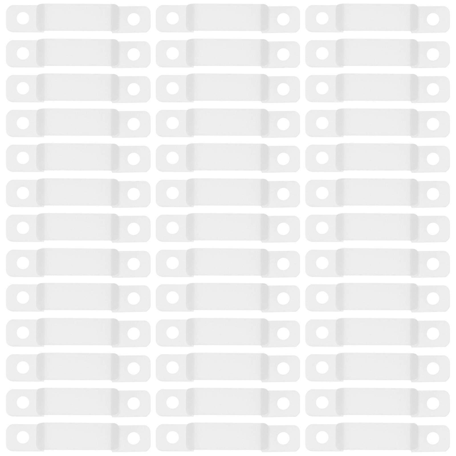 Silicone Strip Lights Fixing Clips for LED Lights 600Pcs White