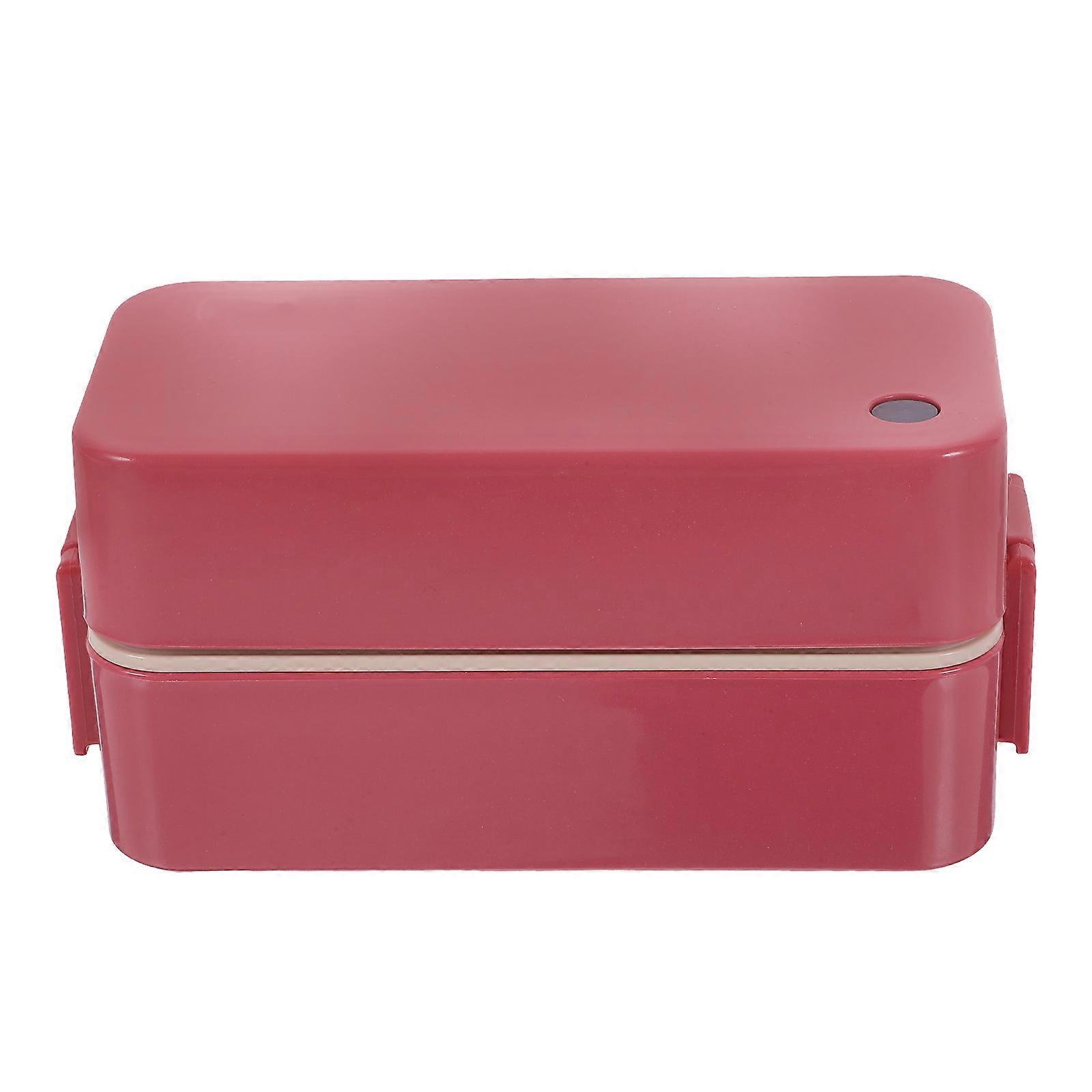 Leak-Proof Food Container 2Pcs Multi-Function Meal Box Suitable For Camping Enthusiasts Hiking Work 18.60X8.50X8.50cm