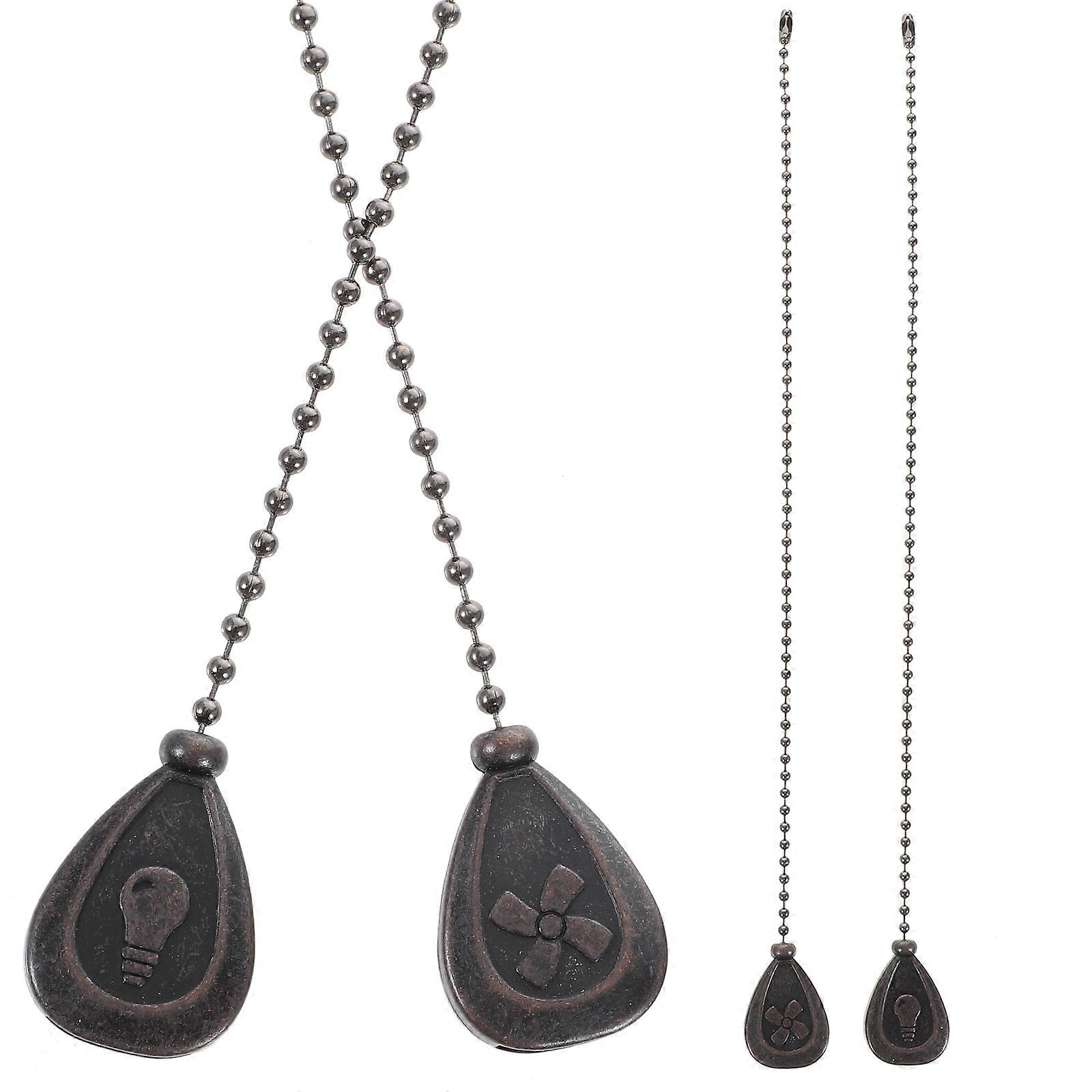 Ceiling Fan Chains 8 Pcs Durable Pulling Chain For Decorators Black Replacement For Home Interior