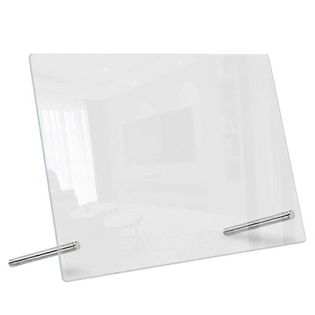 Clear Acrylic Desktop Memo Board Multi-Functional Message Board 1Set