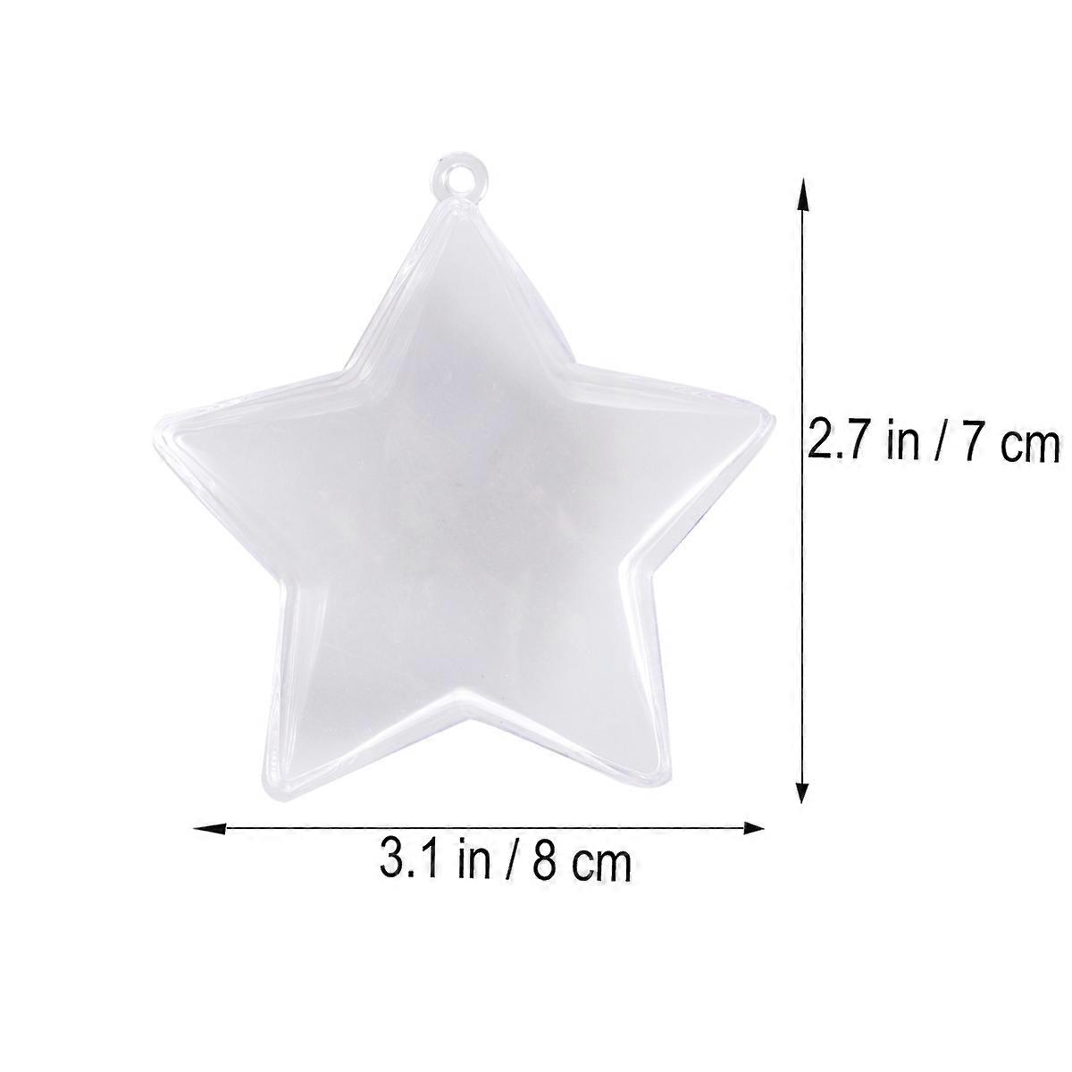 Clear Ornaments Balls Plastic Hanging Balls for Decoration