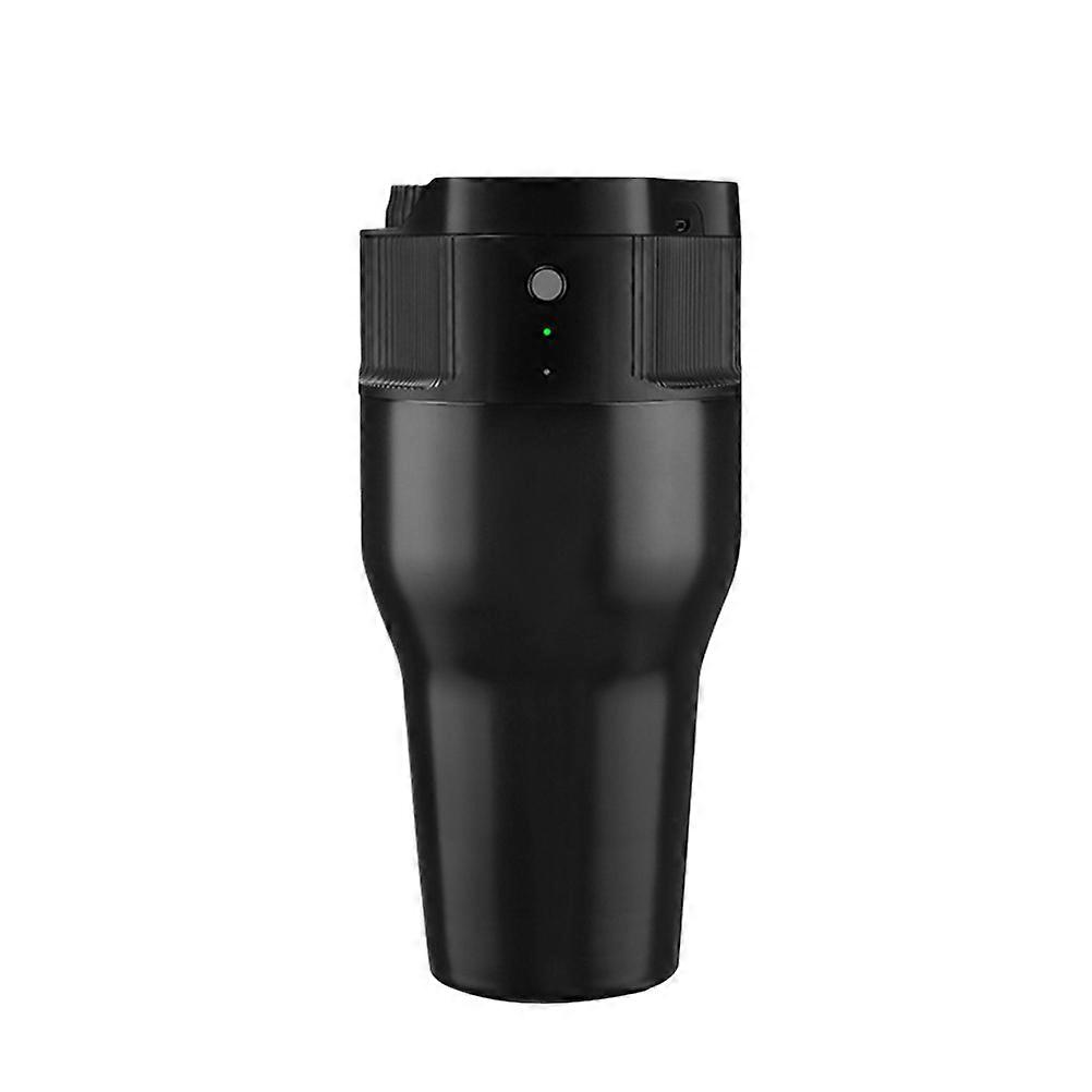 Portable Coffee Maker Espresso Machine for Coffee Making 2Pcs Black Set