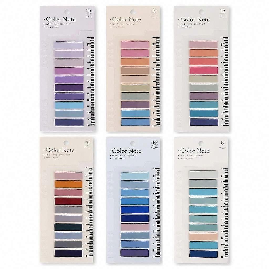 1200Pcs Morandi Sticky Tabs for Books, 60 Colors Page Markers