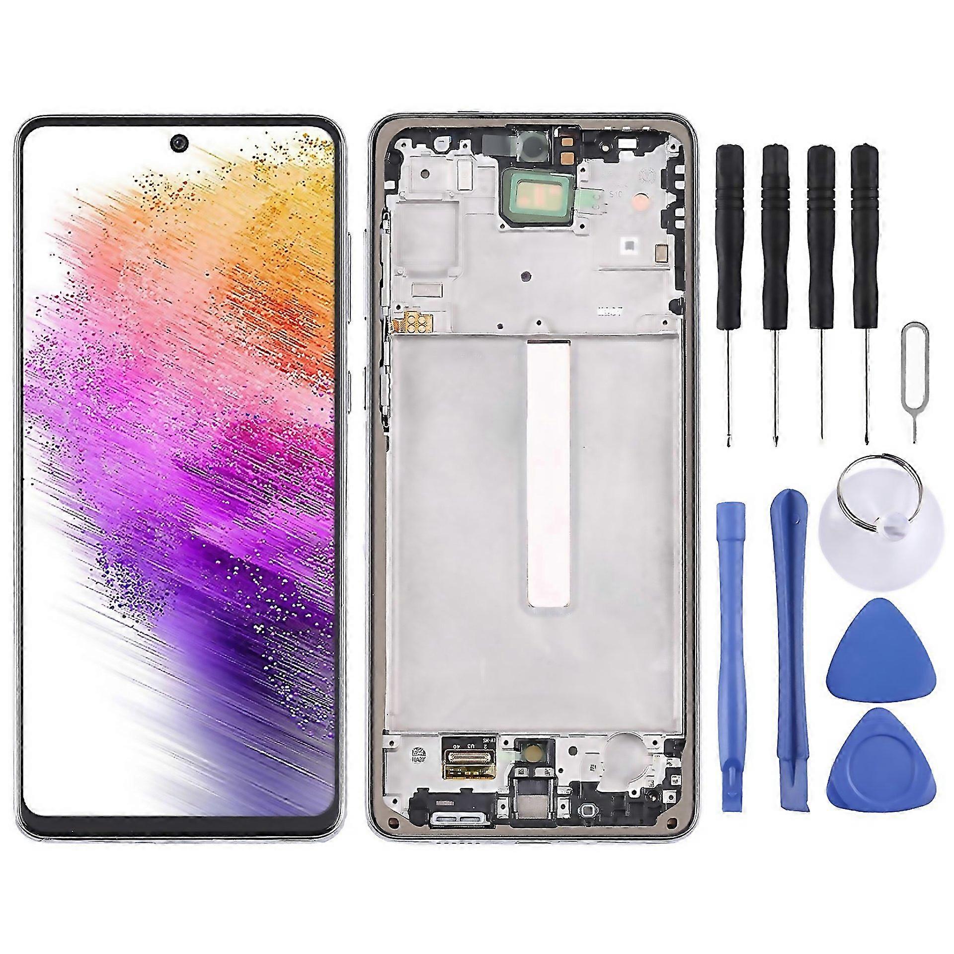 For Compatible Lcd Screen And Digitizer Full Assembly With Frame For Samsung Galaxy A73 5g Sma736b
