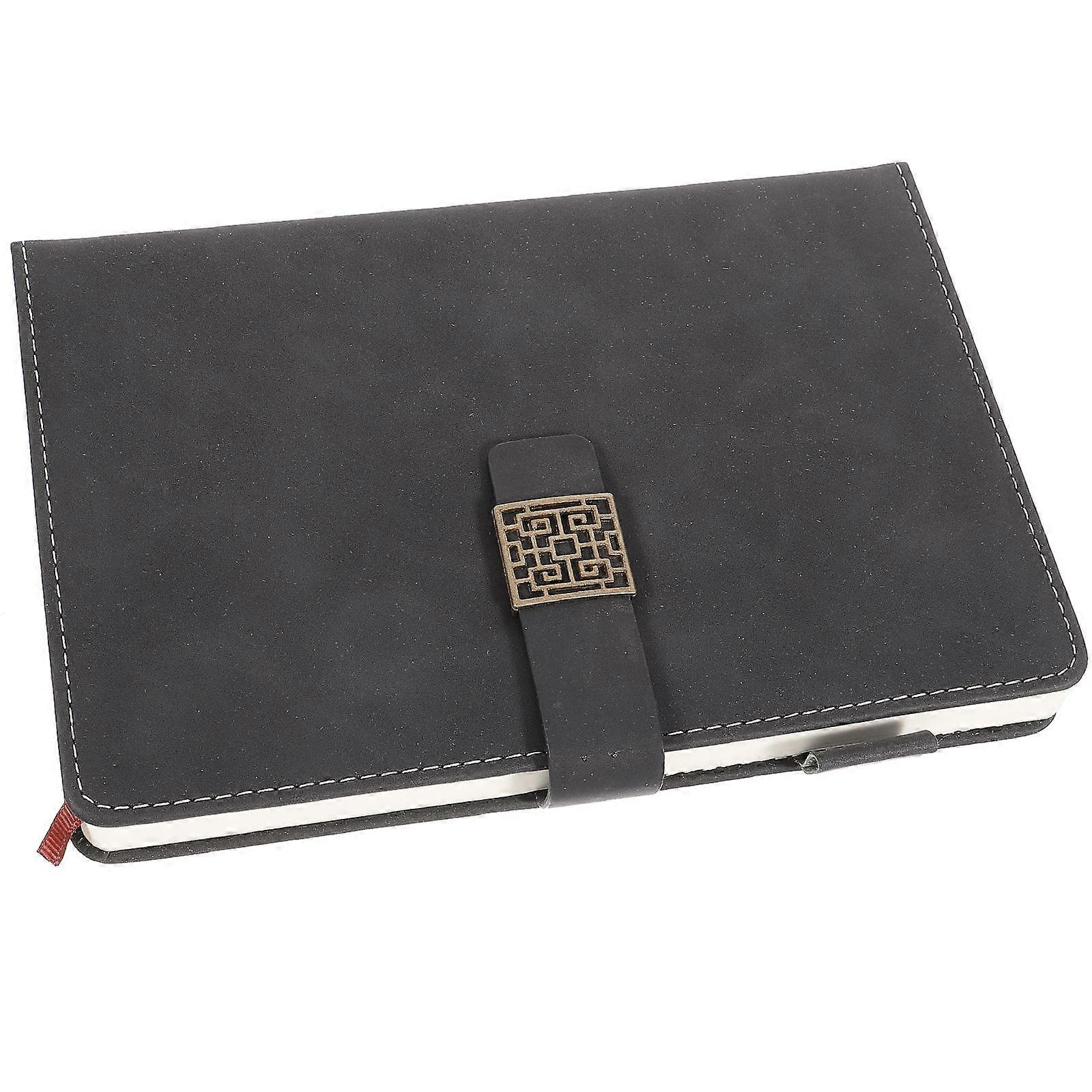 Journal Notepad Business Notepad for Daily Use 2Pcs Black PU Material