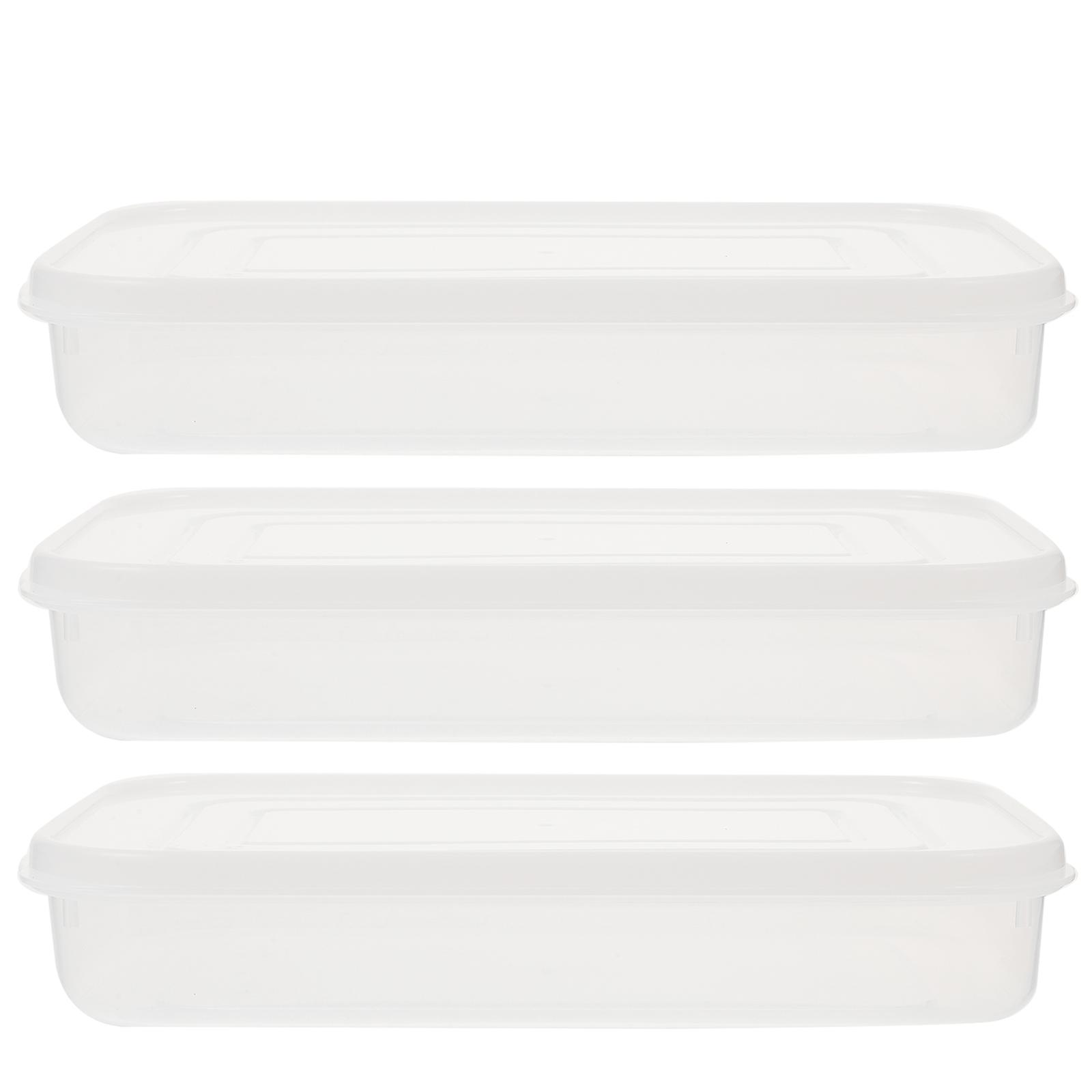 Refrigerator Storage Box 3Pcs Freshness Preservation Food Containers Designed For Kitchen Organization With Strong Durability