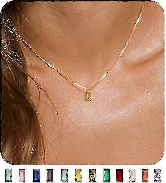 18 karátos aranyozott smaragd nyaklánc nőknek, kecses, 25-26 éveseknek