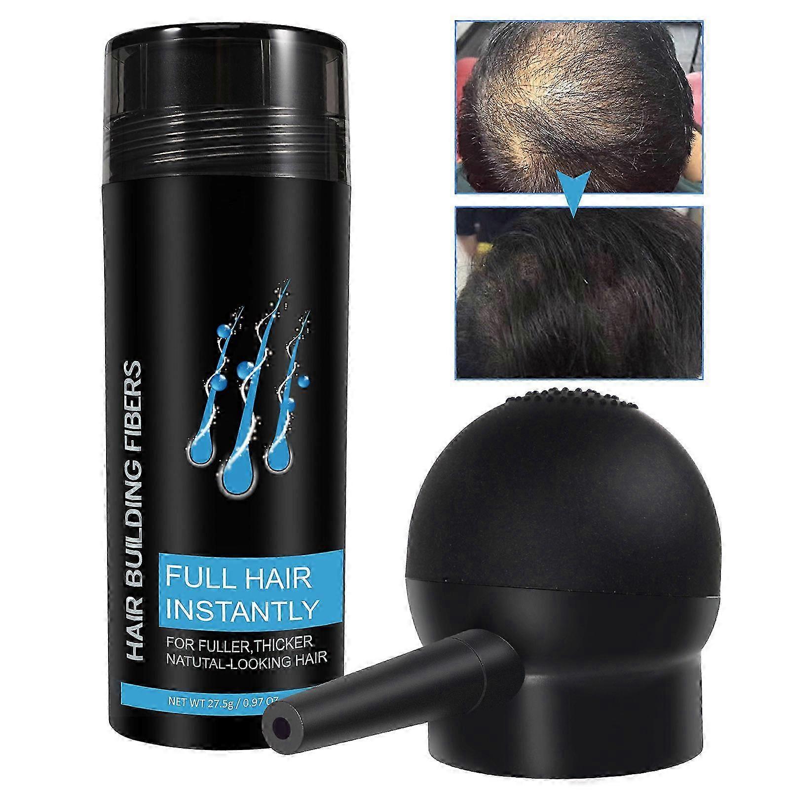 ELAIMEI 27,5g Fibras de Construção Capilar com Aplicador em Spray Pulverização Fina e Uniforme em Cabelos Cheios Instantaneamente para Cabelos Mais Cheios, Grossos e com Aparência Natural 25-26