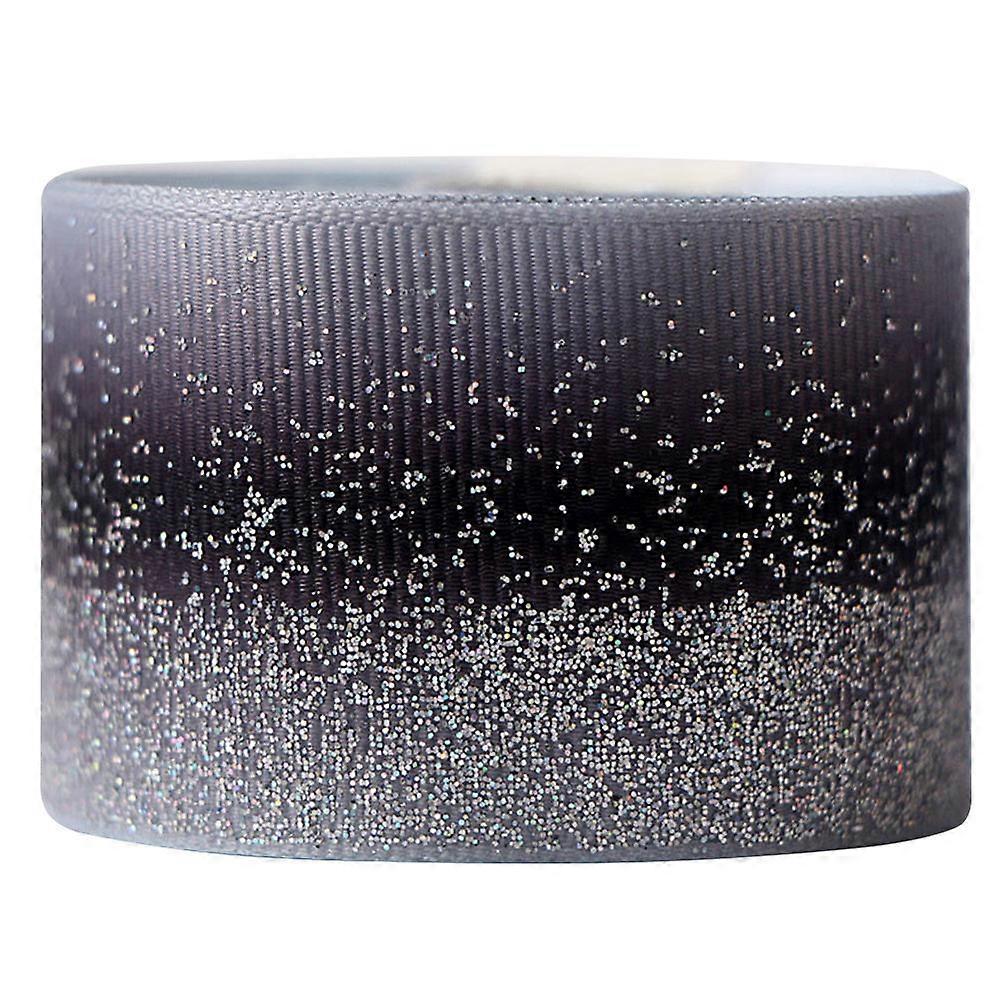 Black Gradient Ribbons Grosgrain for Gift Wrap 5 Yards Roll