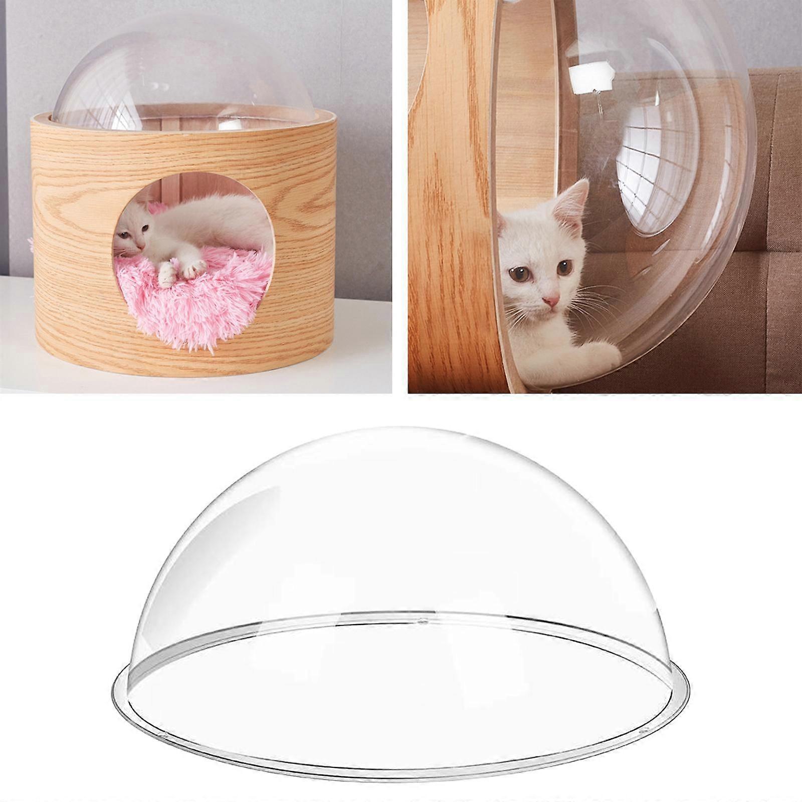Space Clear Capsule Dome Cover for Window Perch Cat Climbing Frame Cat