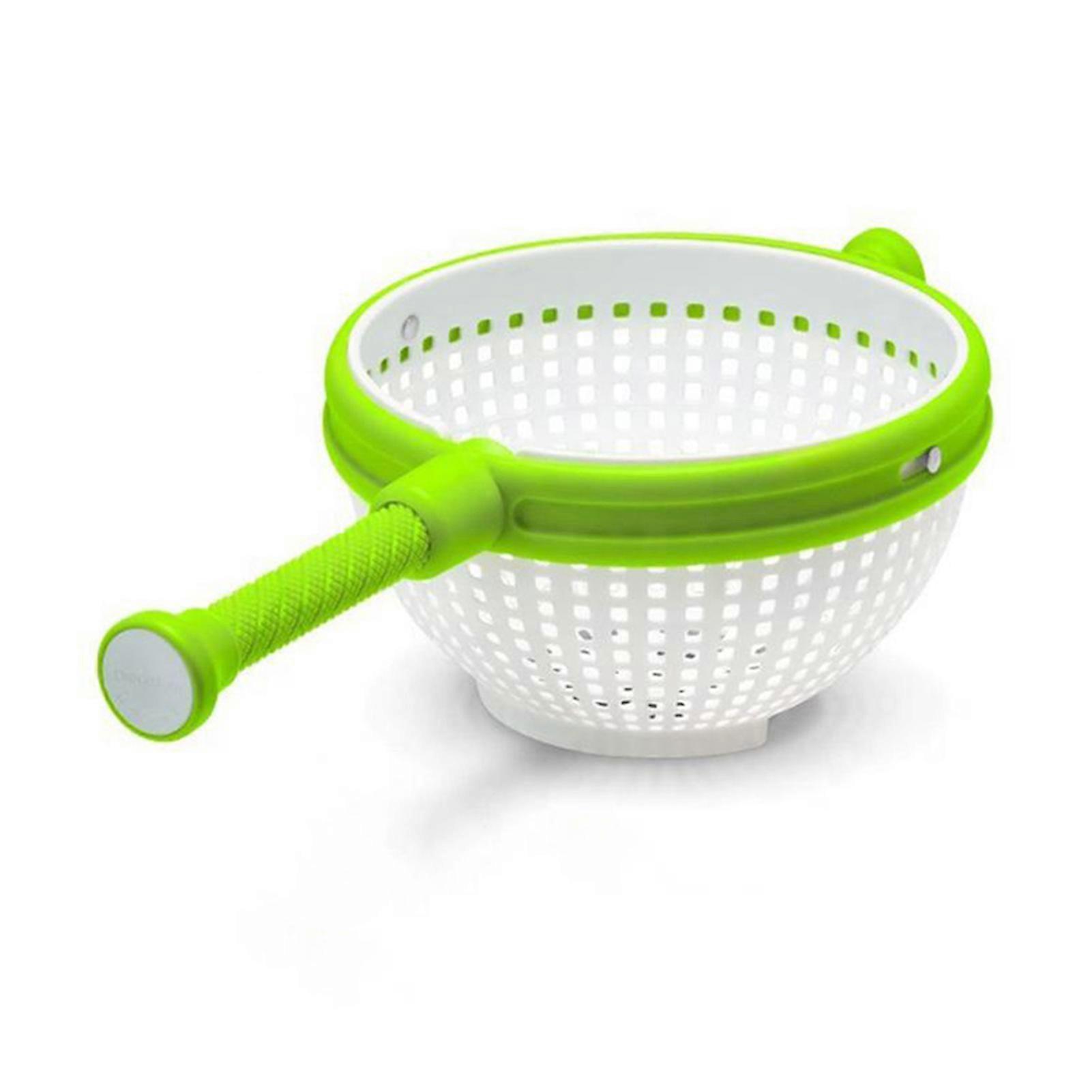 Manual Salad Spinners Vegetable Dryer Effortless Manual Operation, Easy to Use. Efficient salad making process