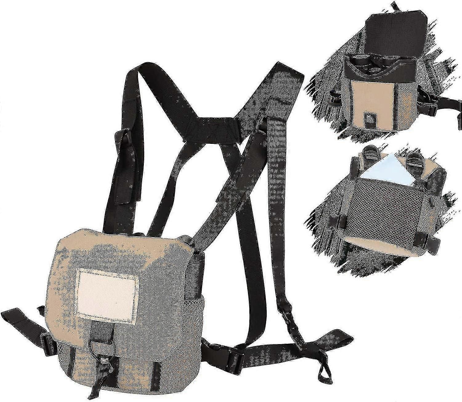 Yhsqv-binocular Bag Case With Harness, Binoculars Chest Pack Bag