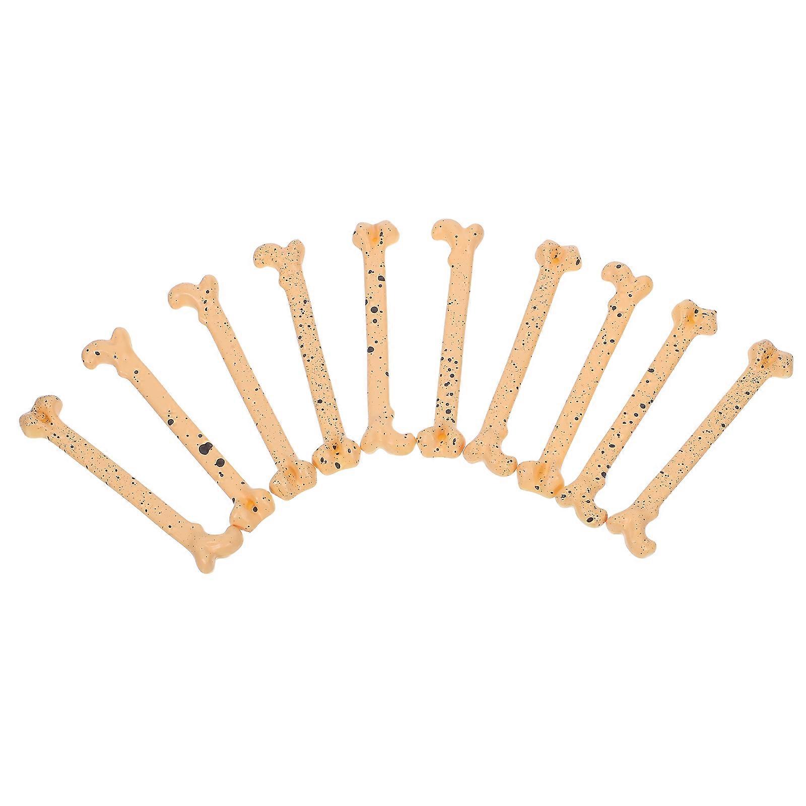 Halloween Table Fillers Mini Plastic Skull Bones for Party Decor 40Pcs