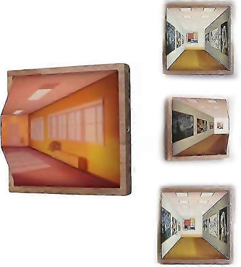 For 3d Naked Eye Visual Night Light Three Dimensional Visual Effect Led Lights Wall Mounted Design N