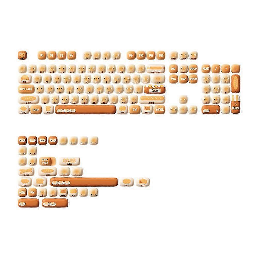 25-26 Cute Keycap PBT MOG MX Sublimation 138 Keys Small Mantou For Keypad