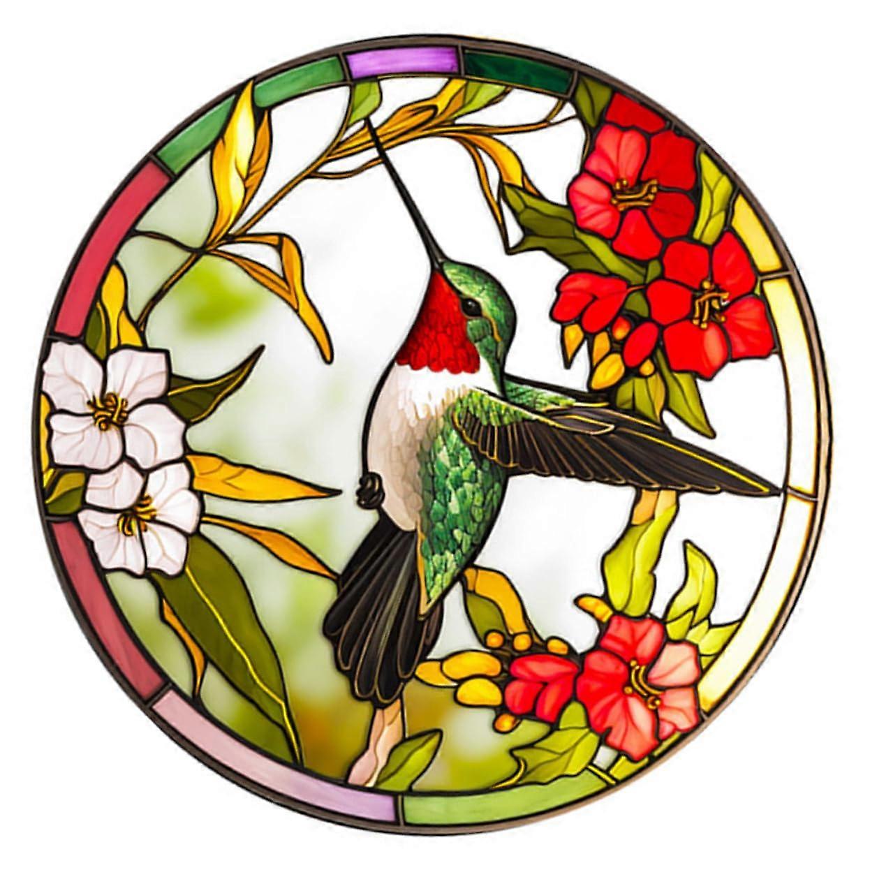 PVC Static Window Clings NonAdhesive Bird Collision Prevention For Glass Doors And Windows 25.4X25.4X0.1 Cm