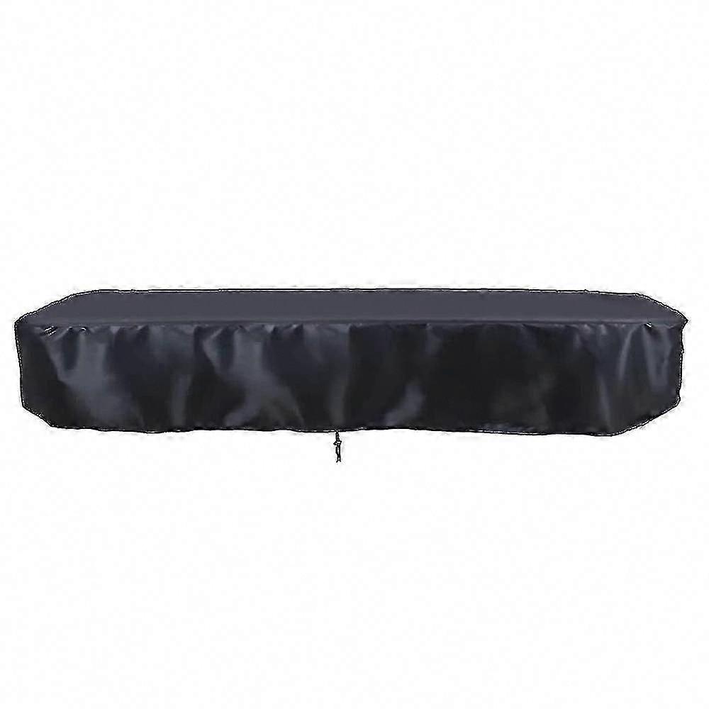8ft Billiard Pool Table Cover with Drawstring, Durable Waterproof, Black