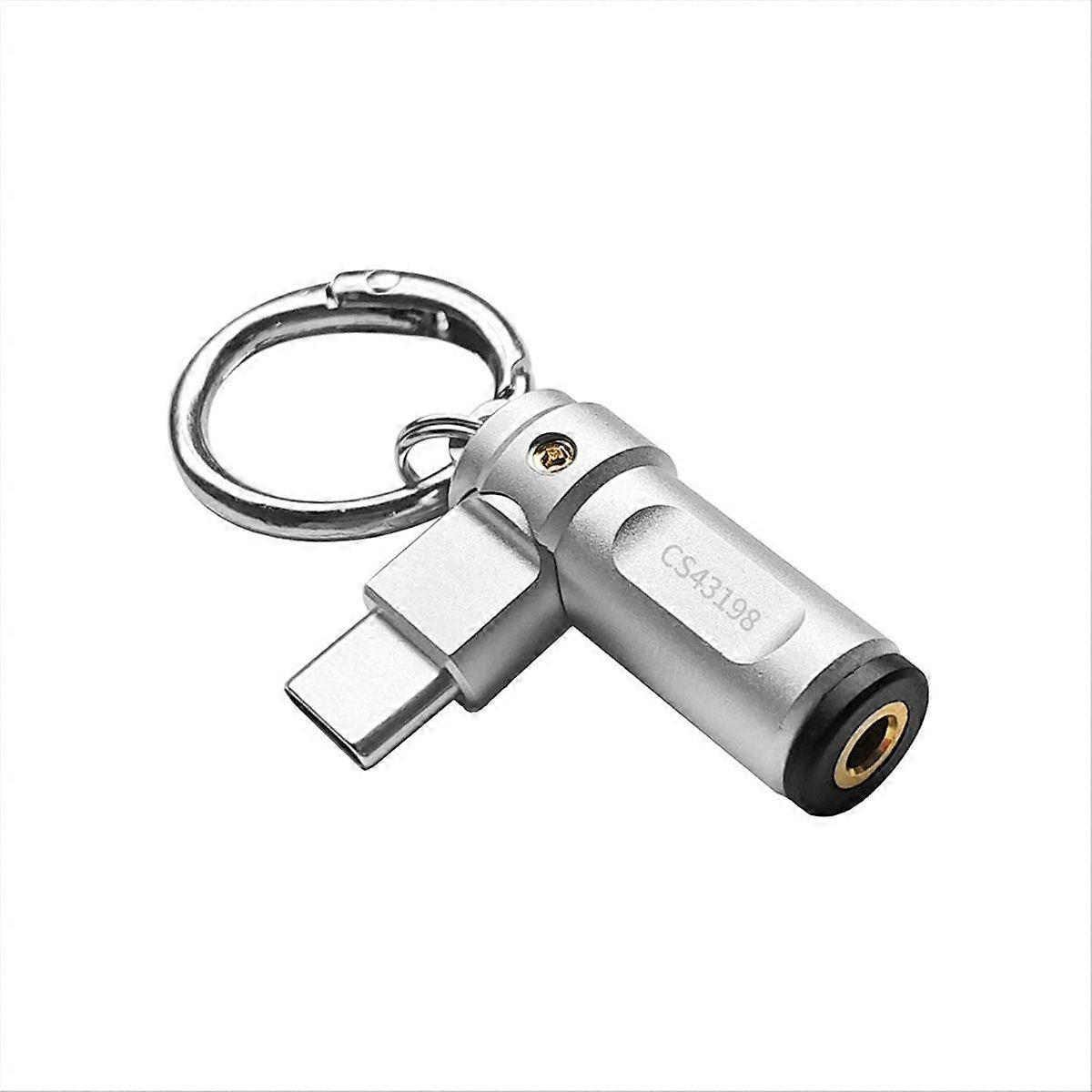 Decoding Headphone Amplifier Type-C Small Tail CS43198 Headphone Adapter All Copper Portable Amplif