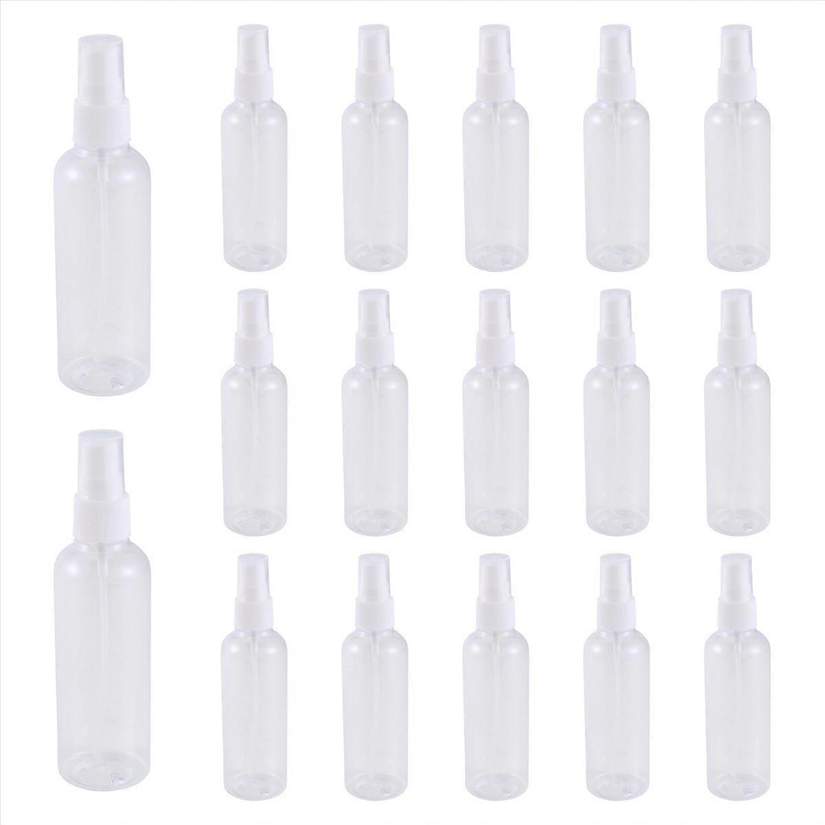 50PCS 100 Ml Transparent Plastic Perfume Atomizer Small MIni Empty