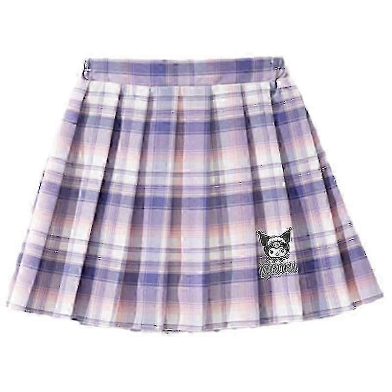 Sanrios My Melody Cinnamoroll Hellokittys لطيف للفتيات JK تنورة مطوي الكرتون أكاديمية تنورة موحدة Kawaii تنورة موحدة المدرسة