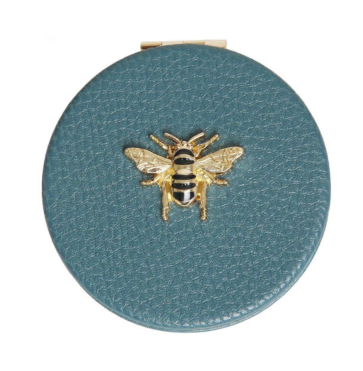 Alice Wheeler Round Closed Compact Mirror
