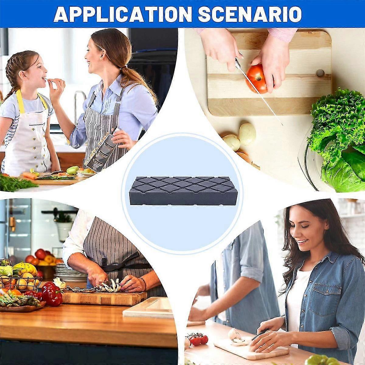 حجر تسطيح كبير - أحجار شحذ خشنة مزدوجة / دقيقة - مثبت حجر الشحذ الماسي الأخاديد