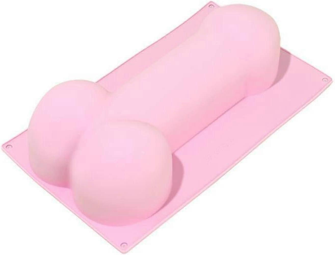 Creative Silicone Chocolate Cake Baking Pan, Pink