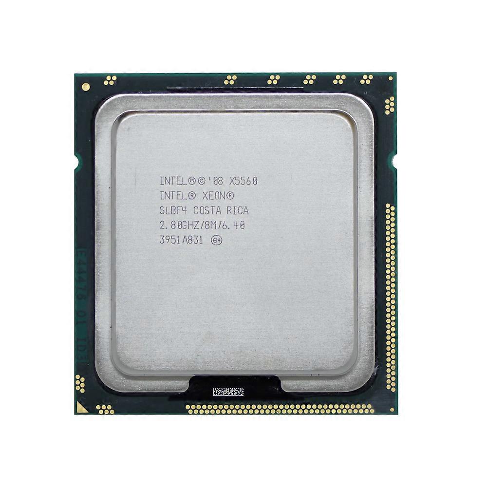 Xeon X5560 CPU - Socket LGA1366, 4 Cores, 8 Threads, 2.80GHz, 8MB L3 Cache, 95W TDP.