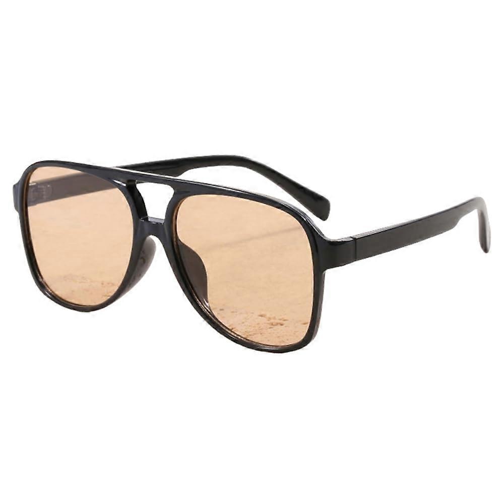 Retro Large Frame Sunglasses Orange Uno Model, Retro Style