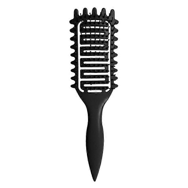 Curly Hair Brush Hollow out Curl Define Styling Brush Beard Comb Styling Detangling Brush Multi-purpose Home Styling Tools