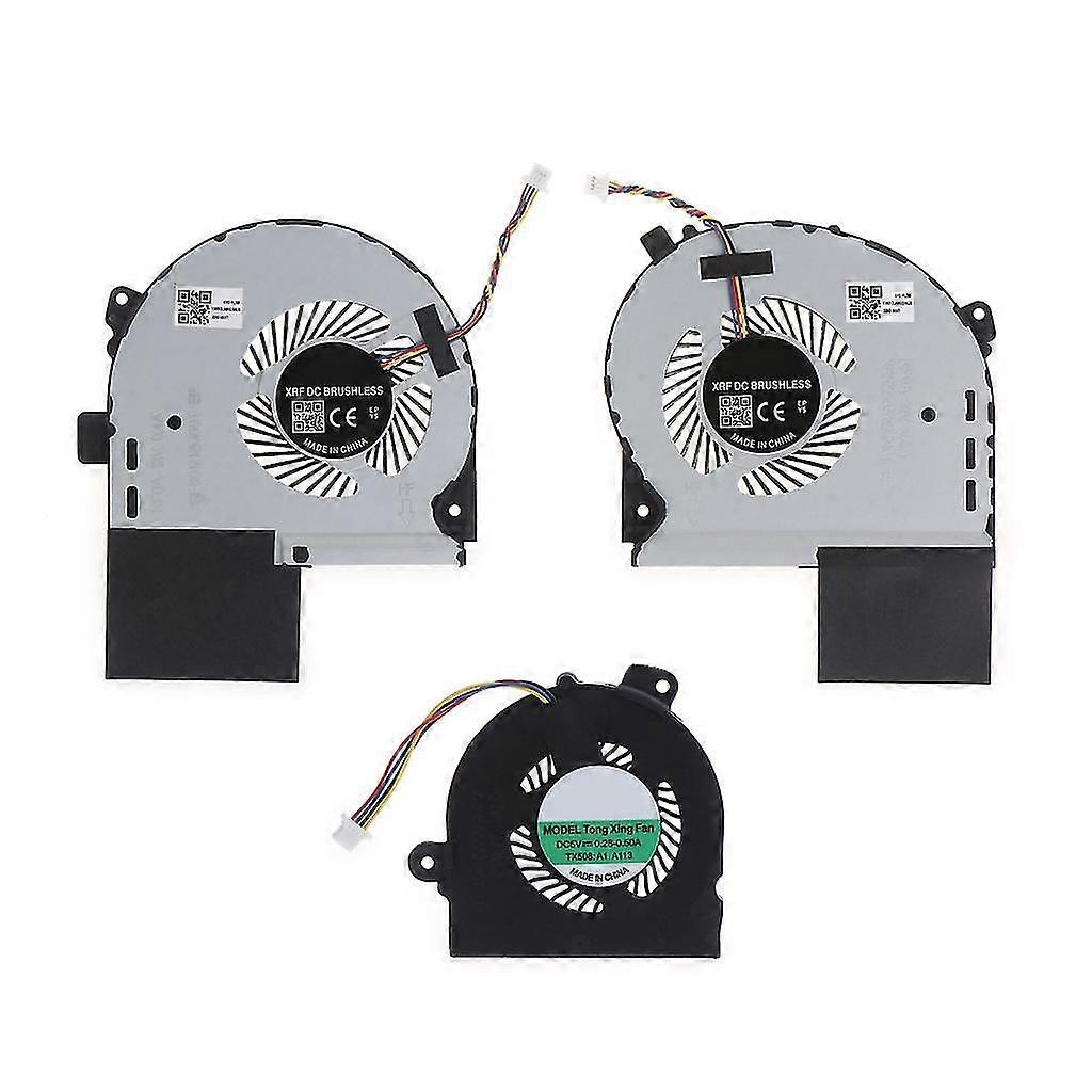CPU GPU Cooling Fans for ASUS ROG STRIX GL703GS GL703GM Notebook, DC12V / 0.4A