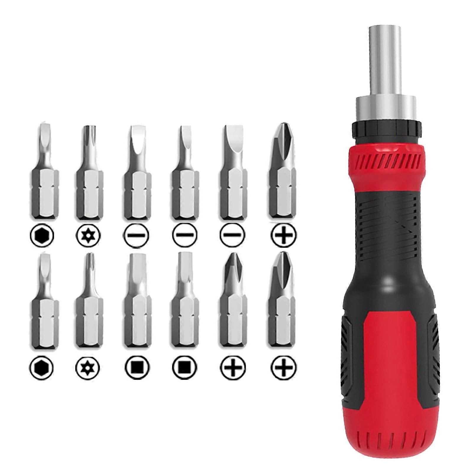 HKUKY 13 In 1 Multi Bit Screwdriver Set Tool In One, Extra Lasting Screwdriver, Repairing Kit