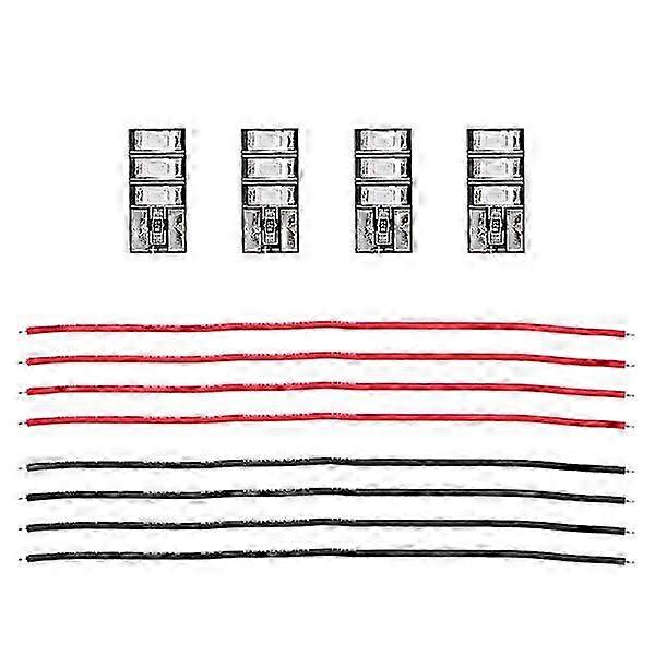 4 pcs small 4‑6S Mini LED light board RC red LEDs set for FPV Racing Frame Kit