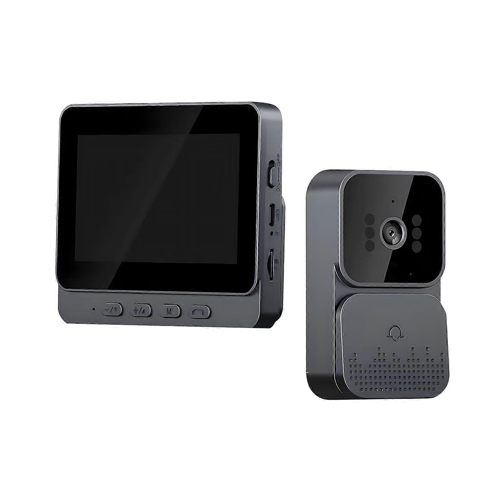 2.4G Wireless Video Intercom With Night Visibility 256GB Storage Capacity Two Way Communication Low Power Consumption Multicolor