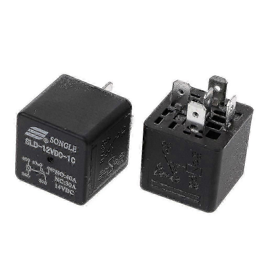 2pcs Sld-12vdc-1c 1.6w High Power Relay No 40a Nc 30a 5pin Automotive Relay