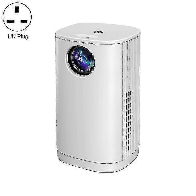 T1 480x360 800 Lumens Portable Mini LED Projector, Specification:UK Plug
