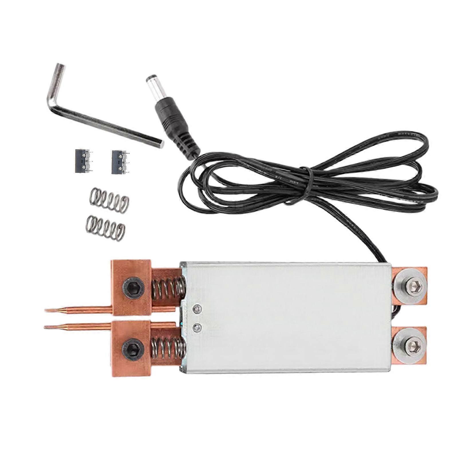 Black Handheld Spots Welder Pen With Automatic Triggers Ideal For 18650 Battery Projects Battery Pack Assembly Tool  White