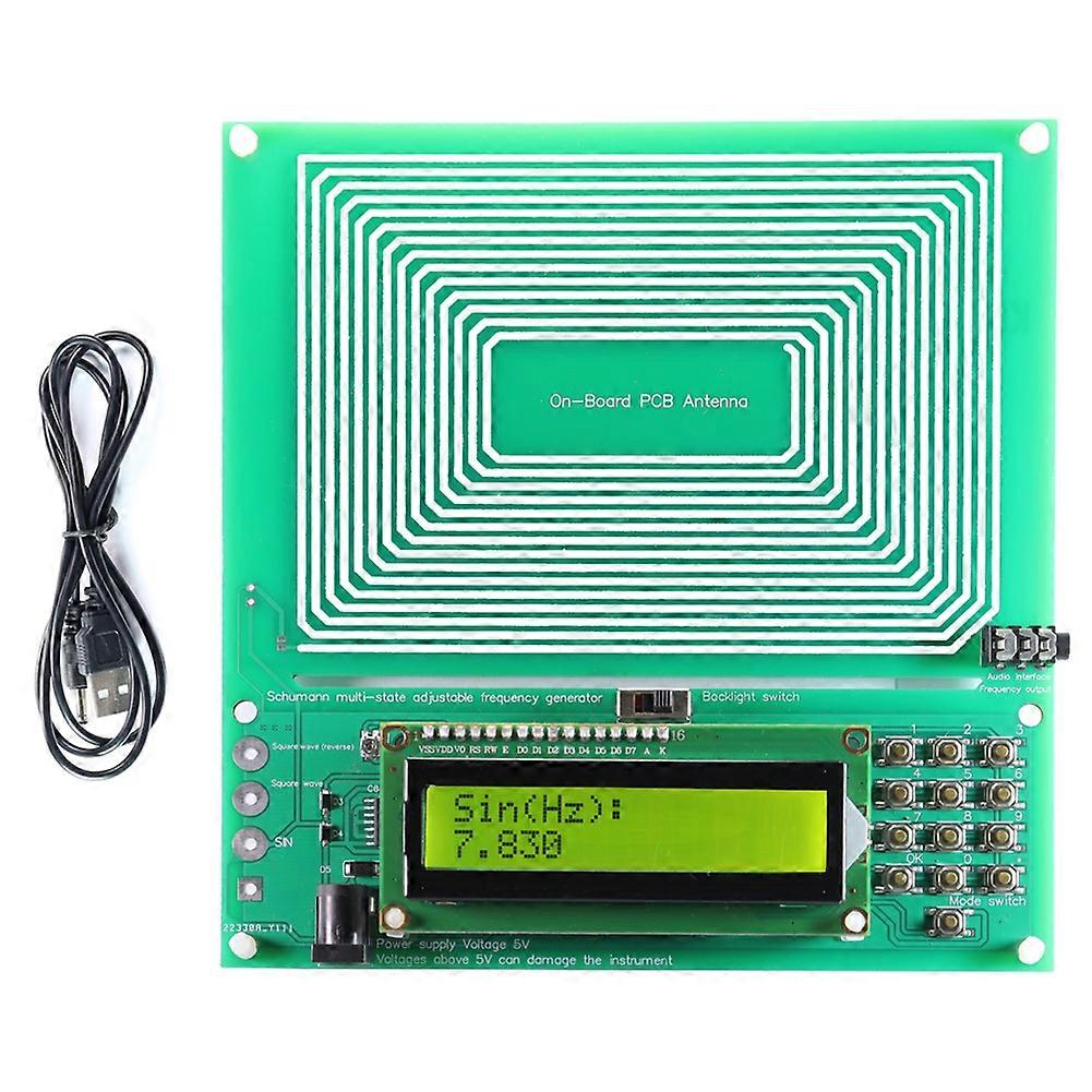 Adjustable 0.001HZ-200KHz 7.83HZ Schumann Resonance Ultra-Low Frequency Pulse Wave Generator Audio Resonator Sine Wave