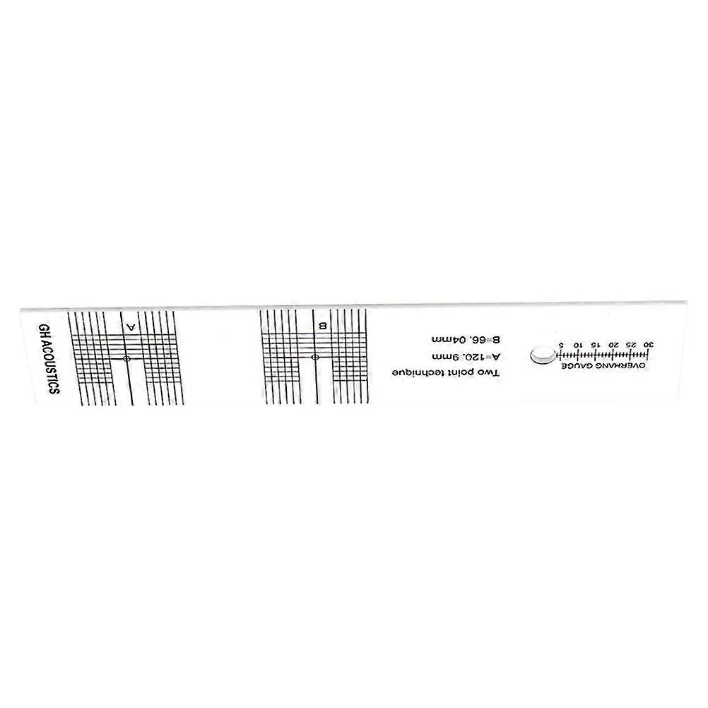 Turntable Phonograph Protractor Cartridge Adjustment Ruler Stylus Alignment Protractor Tool