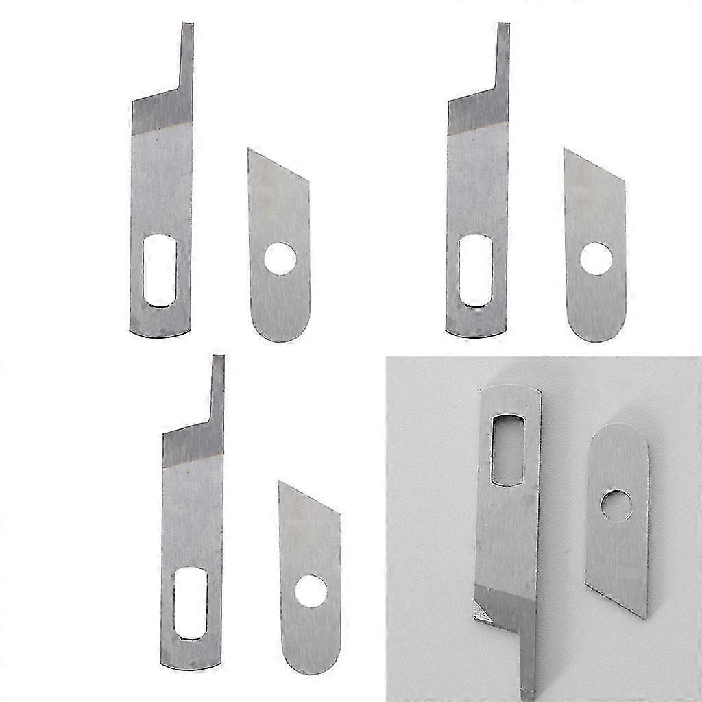 8Pcs Overlocker Machine Upper & Lower Blade For SINGER Machine Attachment szsh02