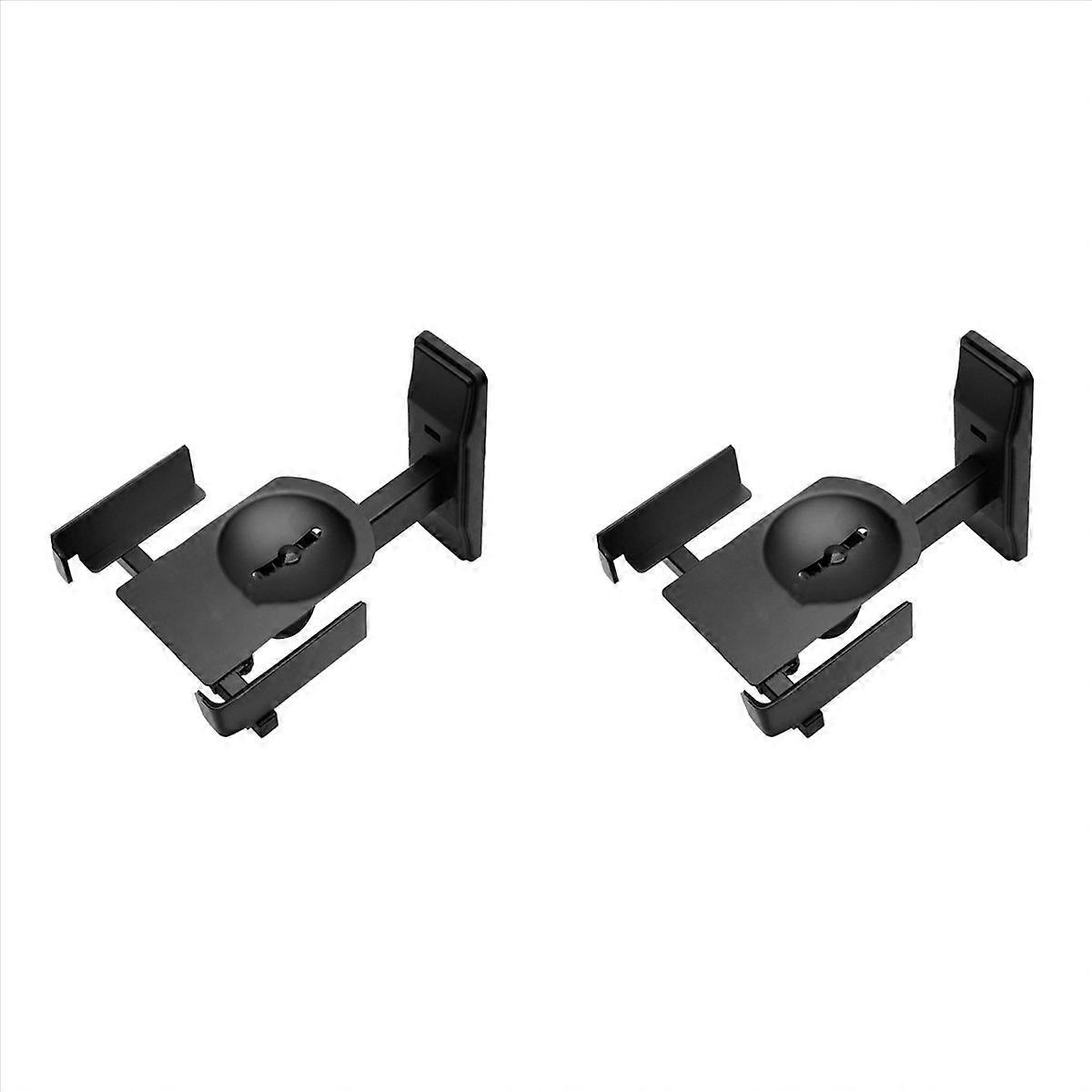 2Pcs Sound Speaker Wall Mount Speaker Bracket Hanger Adjustable Angle Surrounding Wall Hanging Rack 