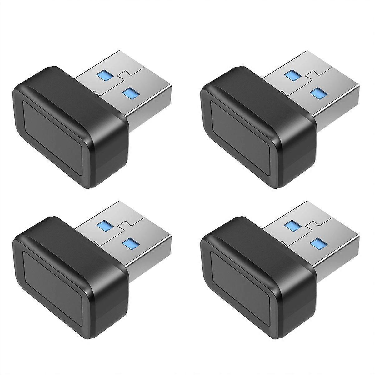4X USB Fingerprint Key Reader U2F Biometric Fingerprint Scanner Anti-Spoofing Biometric Mini Securit