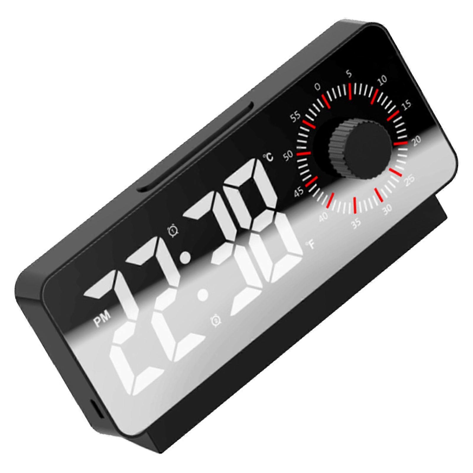 LED Digital Gym Timer with Temperature Display, Countdown & Alarm for Home Kitchen (Europe)