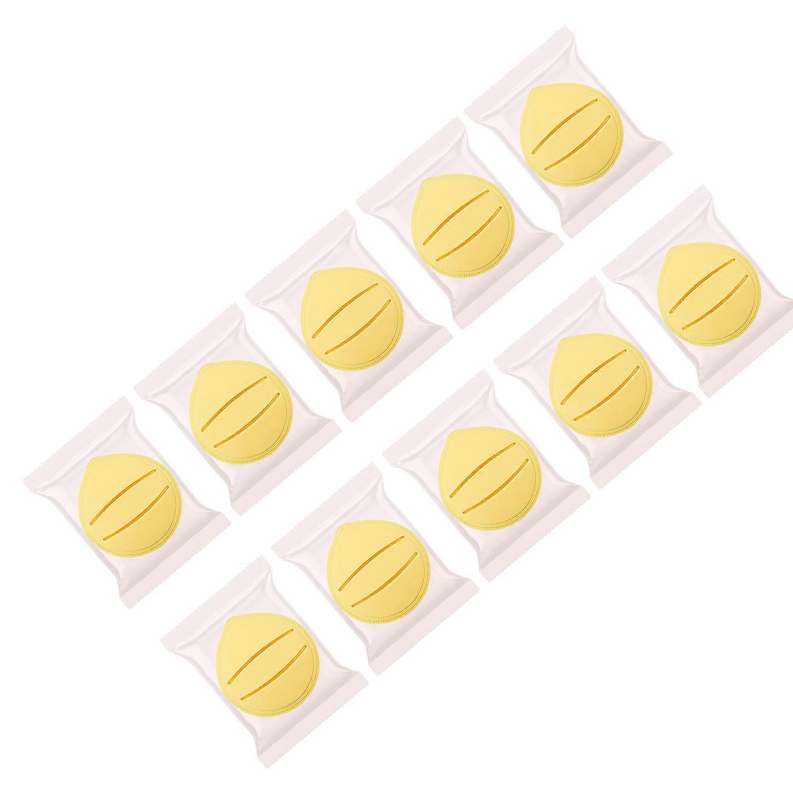 Beauty Sponge Applicator for Impeccable Concealer Coverage Smooth Blending Portable Design  Yellow