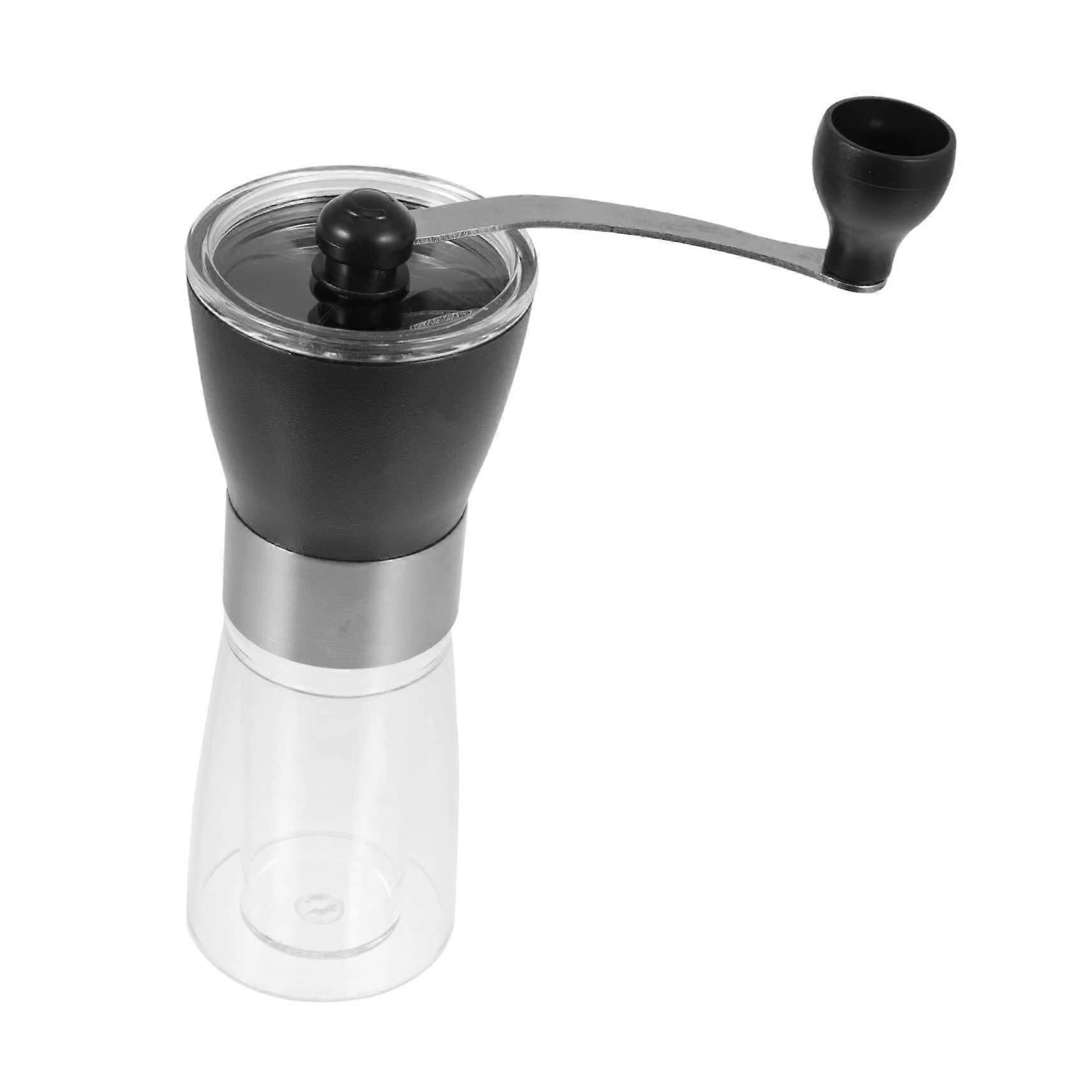 Manual Burr Coffee Grinder with Consistent Flavor Extraction for Travel Camping and Home Use